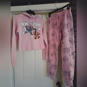 ON SALE! Cute Tom and Jerry Sweatsuit Set